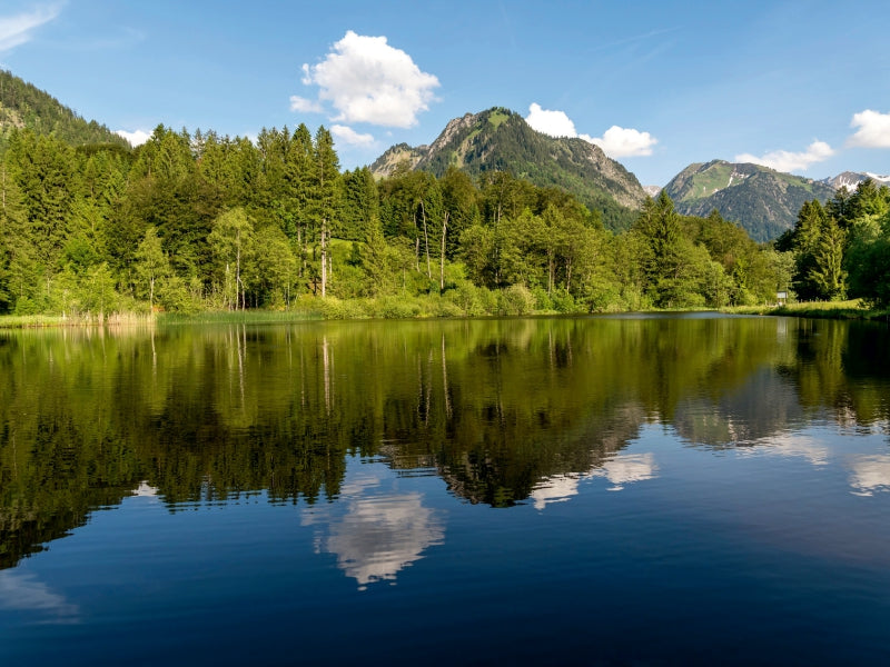 Moorweiher bei Oberstdorf 1000 Teile Puzzle quer - CALVENDO Foto-Puzzle'