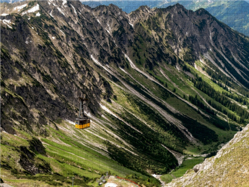 Nebelhornbahn 1000 Teile Puzzle quer - CALVENDO Foto-Puzzle'