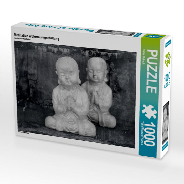 Meditative Wohnraumgestaltung 1000 Teile Puzzle quer - CALVENDO Foto-Puzzle'