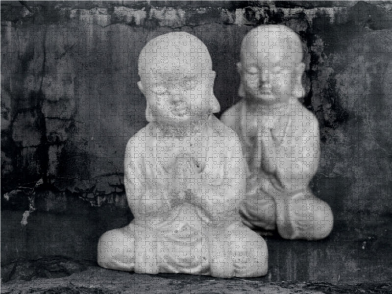 Meditative Wohnraumgestaltung 1000 Teile Puzzle quer - CALVENDO Foto-Puzzle'