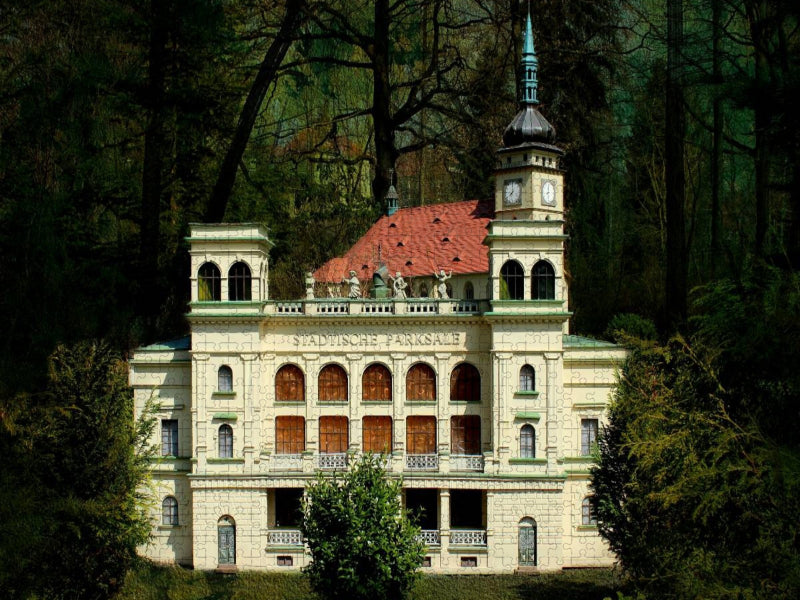 Städtische Parksäle Komotau (Theater) - CALVENDO Foto-Puzzle'