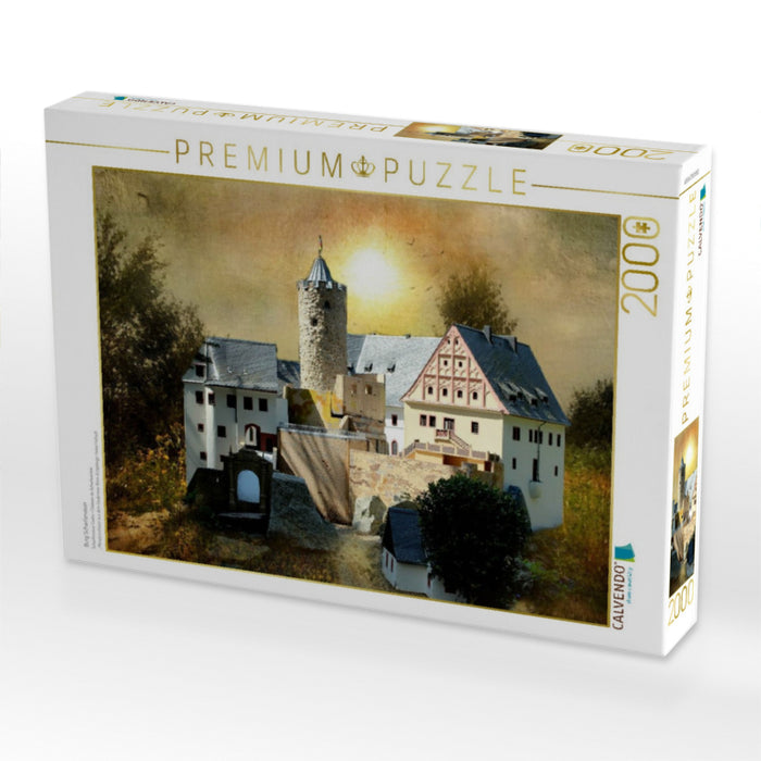 Burg Scharfenstein - CALVENDO Foto-Puzzle'