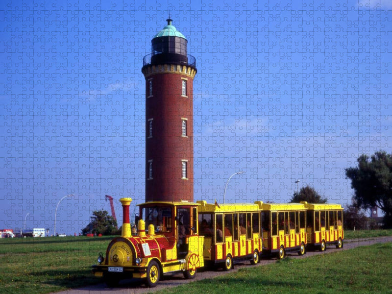 Leuchtturm Cuxhaven - CALVENDO Foto-Puzzle'