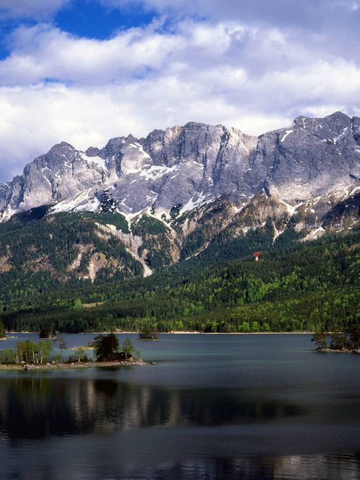 Eibsee an der Zugspitze - CALVENDO Foto-Puzzle'