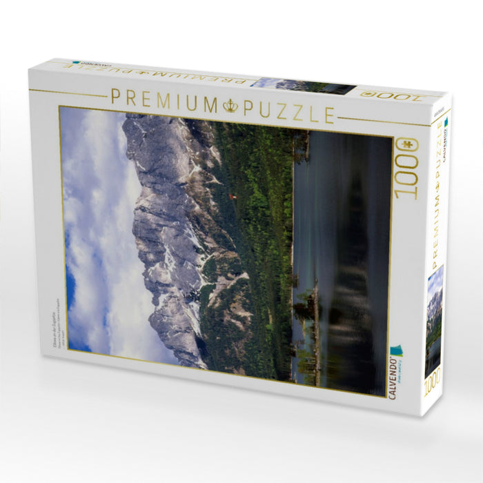 Eibsee an der Zugspitze - CALVENDO Foto-Puzzle'