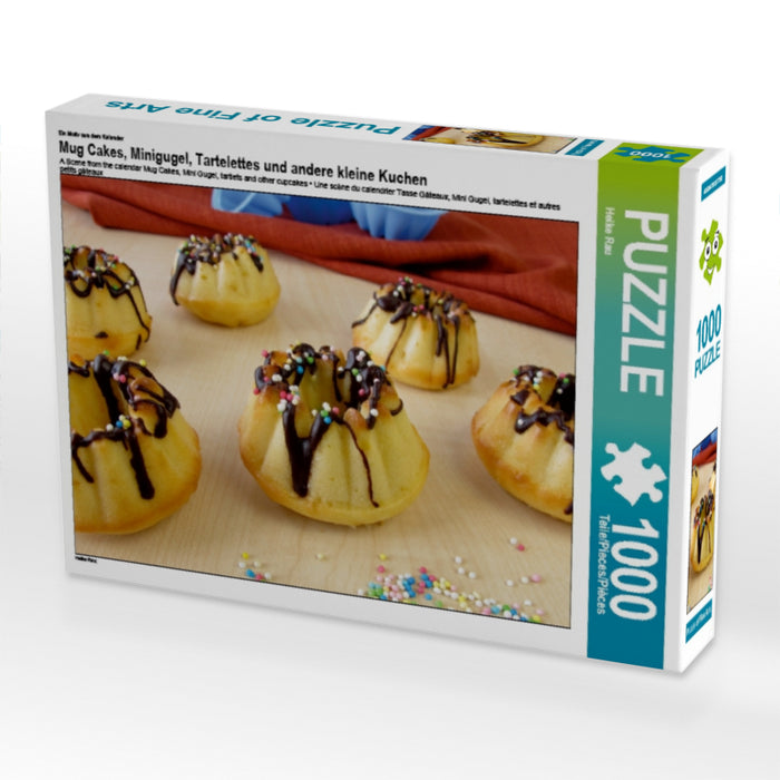 Ein Motiv aus dem Kalender Mug Cakes, Minigugel, Tartelettes und andere kleine Kuchen 1000 Teile Puzzle quer - CALVENDO Foto-Puzzle'