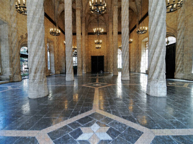 La Lonja de la Seda, ehemalige Seidenbörse - CALVENDO Foto-Puzzle'