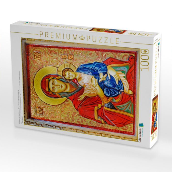 Madonna mit Kind, Biserica Curtea Veche, Verkündigungskirche - CALVENDO Foto-Puzzle'