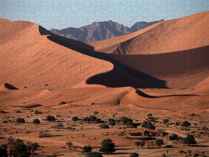 Dünenlandschaft im Namib-Naukluft-Nationalpark - CALVENDO Foto-Puzzle'