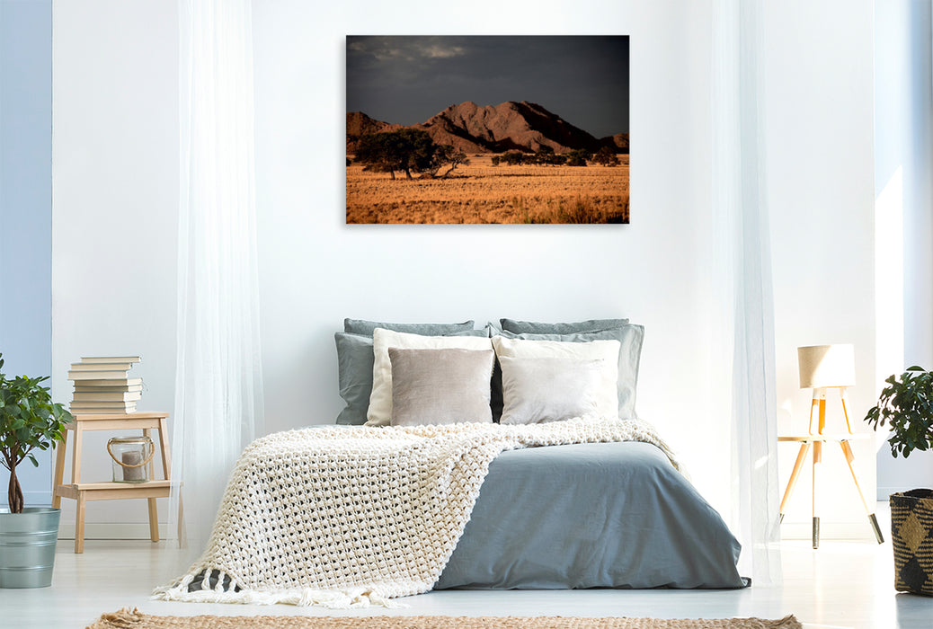 Premium Textil-Leinwand Premium Textil-Leinwand 120 cm x 80 cm quer Landschaft im Namib-Naukluft-Nationalpark