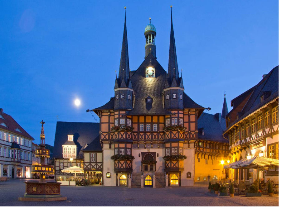 Rathaus, Wernigerode - CALVENDO Foto-Puzzle'