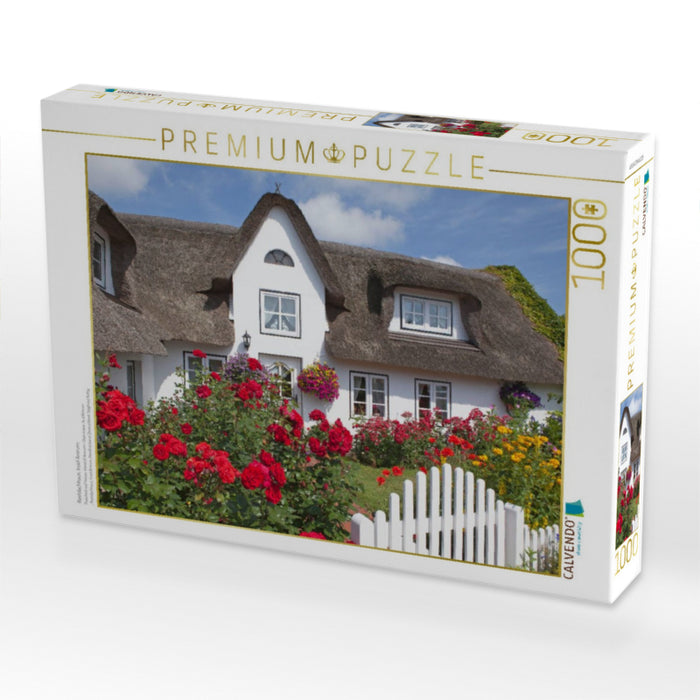 Reetdachhaus, Insel Amrum - CALVENDO Foto-Puzzle'