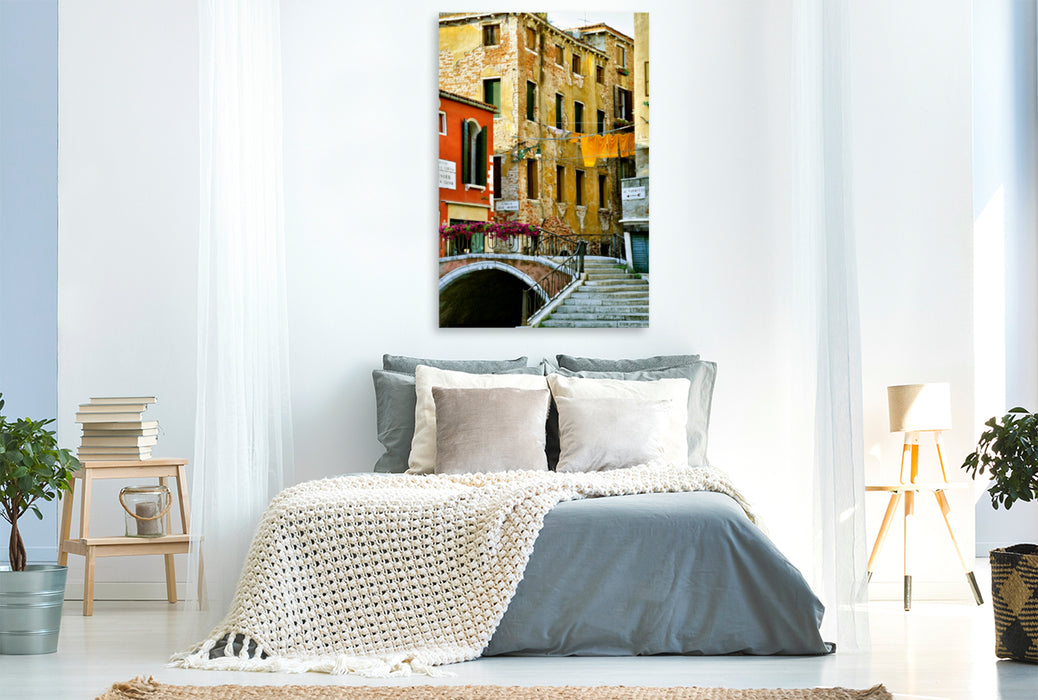 Premium Textil-Leinwand Premium Textil-Leinwand 80 cm x 120 cm  hoch Ein Motiv aus dem Kalender Venedig