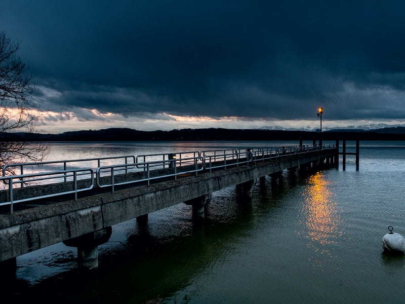 Abendstimmung am Murtensee 1000 Teile Puzzle quer - CALVENDO Foto-Puzzle'