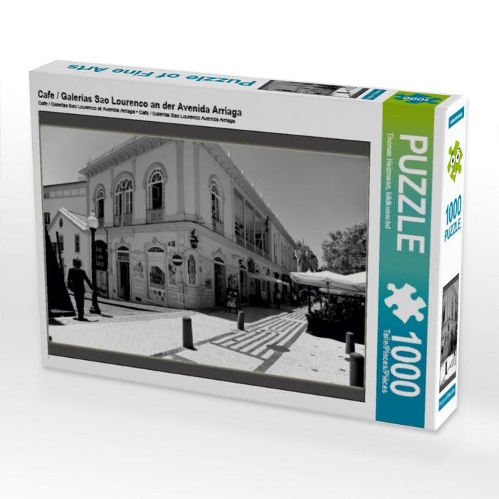 Cafe / Galerias Sao Lourenco on Avenida Arriaga - CALVENDO photo puzzle 