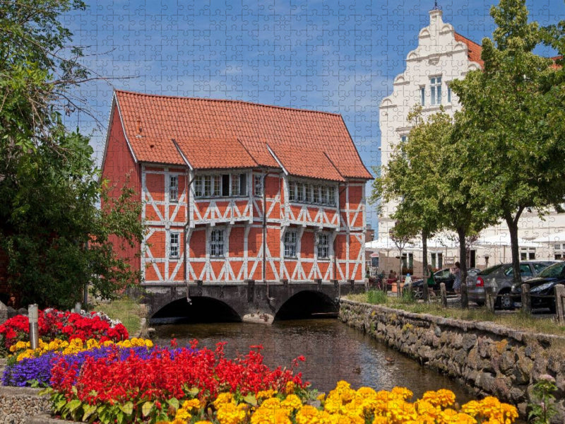 Fachwerkhaus "Gewölbe", Wismar - CALVENDO Foto-Puzzle'