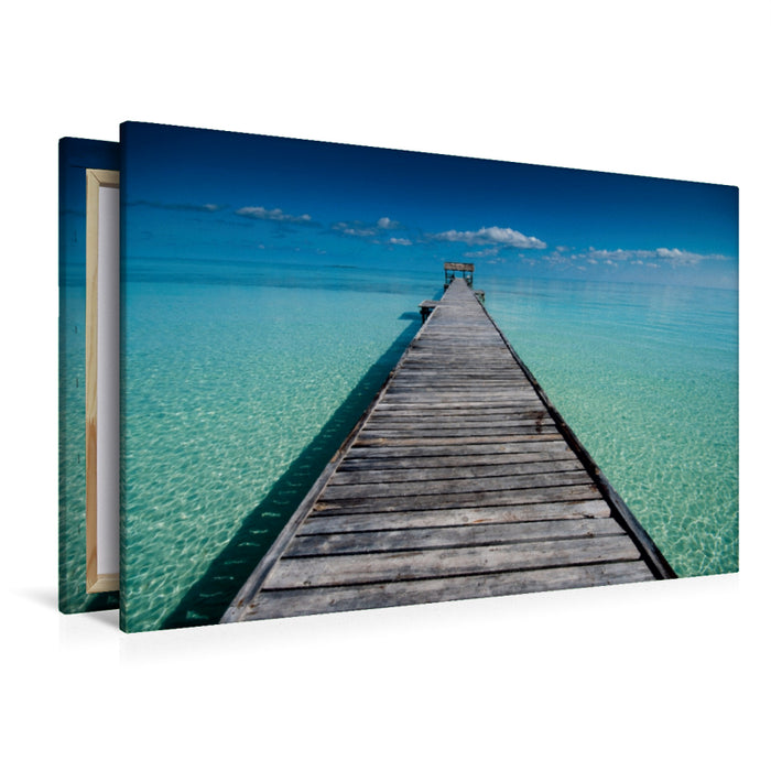 Premium Textil-Leinwand Cannon Beach USA