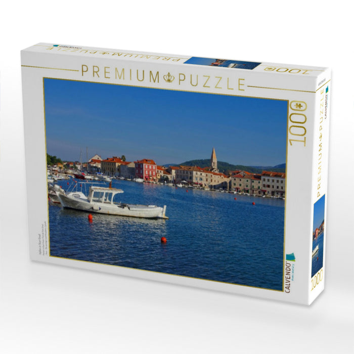 Hafen in Stari Grad - CALVENDO Foto-Puzzle'