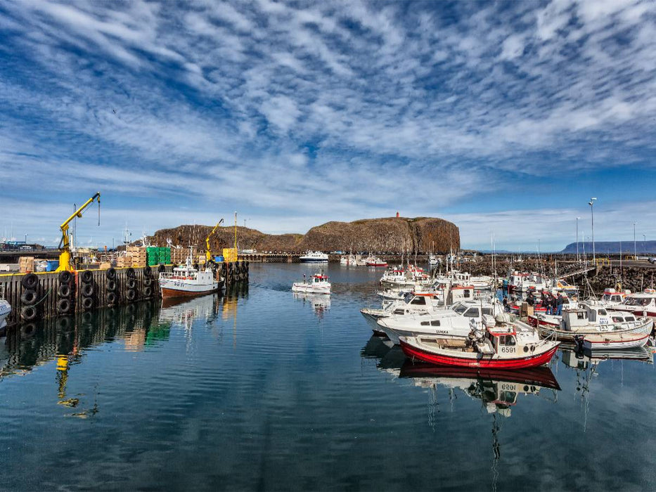 Der Hafen von Stykkisholmur - CALVENDO Foto-Puzzle'