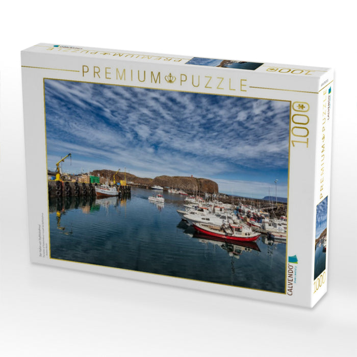 Der Hafen von Stykkisholmur - CALVENDO Foto-Puzzle'