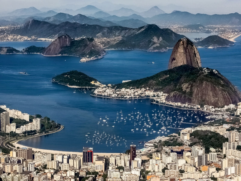 Traumblick vom Corcovado  Rio de Janeiro 1000 Teile Puzzle quer - CALVENDO Foto-Puzzle'