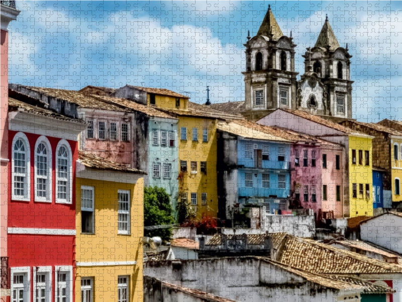 Pelourinho  Salvador da Bahia 1000 Teile Puzzle quer - CALVENDO Foto-Puzzle'
