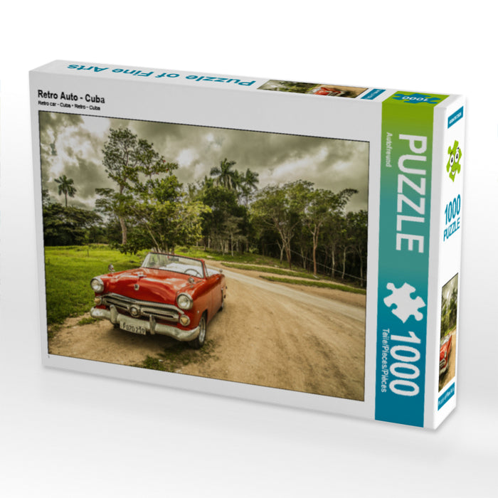 Retro Car - Cuba - CALVENDO photo puzzle 