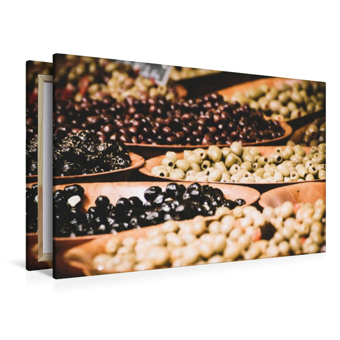 Premium Textil-Leinwand Olivenangebot