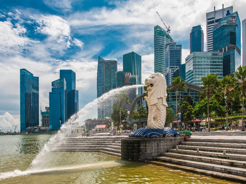 Skyline Singapur - CALVENDO Foto-Puzzle'