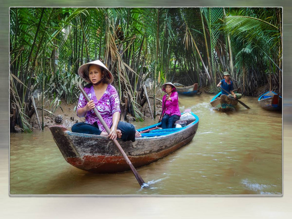 Vietnam, Flussinseln bei My Tho - CALVENDO Foto-Puzzle'