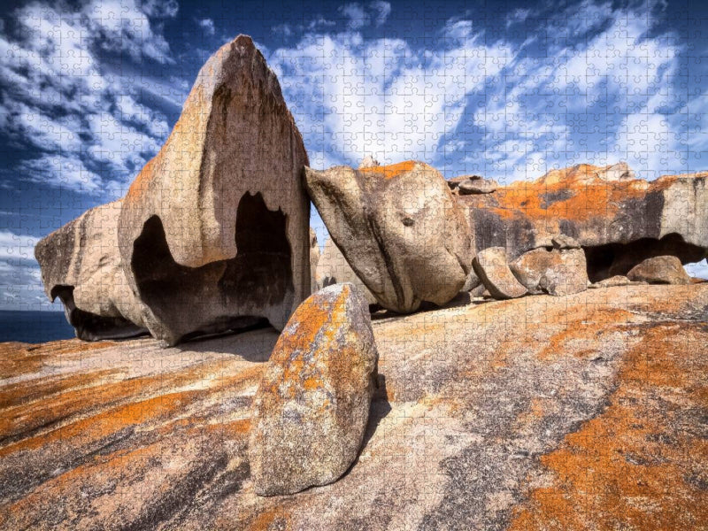 Remarkable Rocks auf Kangaroo Island - CALVENDO Foto-Puzzle'