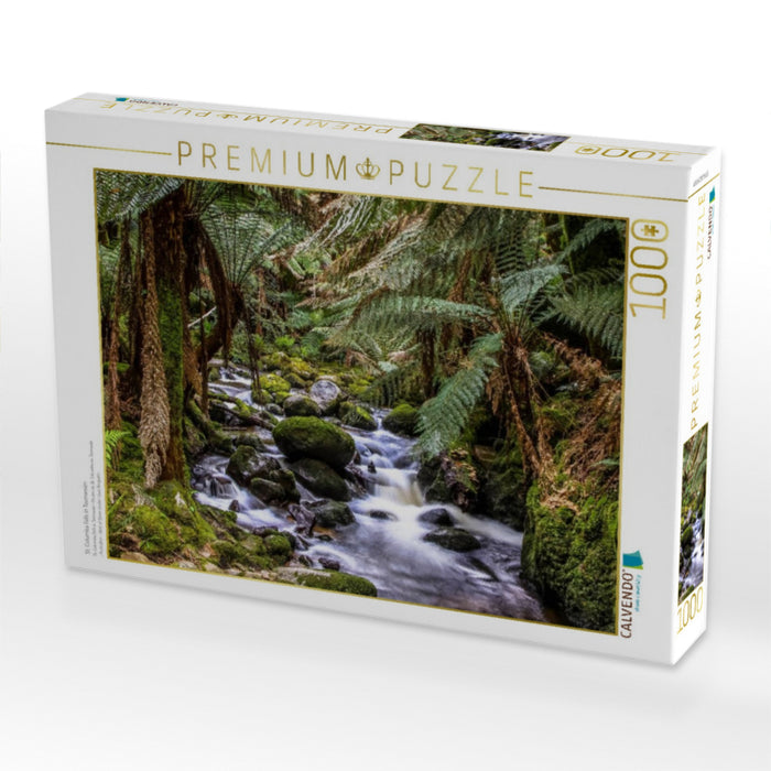 St. Columba Falls in Tasmanien - CALVENDO Foto-Puzzle'