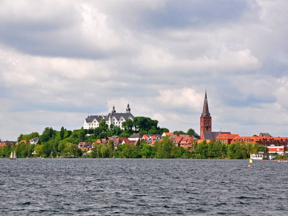 Großer Plöner See mit Schloss - CALVENDO Foto-Puzzle'