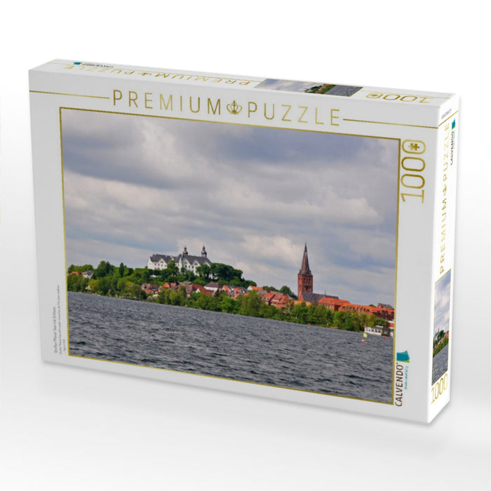 Großer Plöner See mit Schloss - CALVENDO Foto-Puzzle'