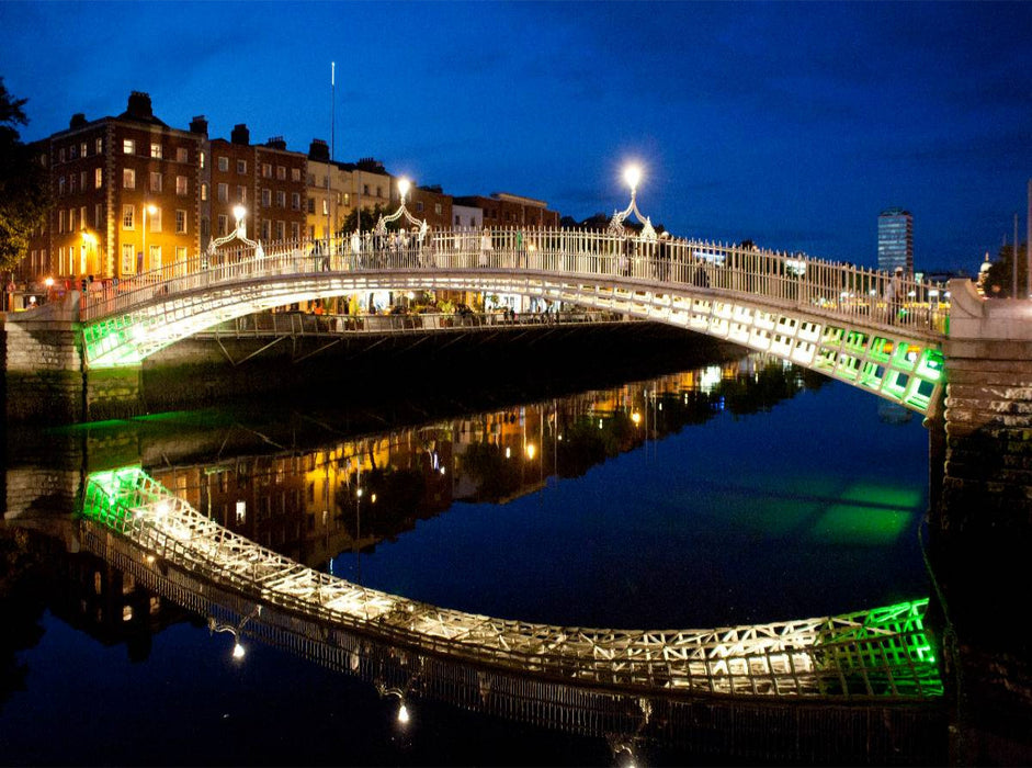 Ha´penny Bridge, Dublin - CALVENDO Foto-Puzzle'