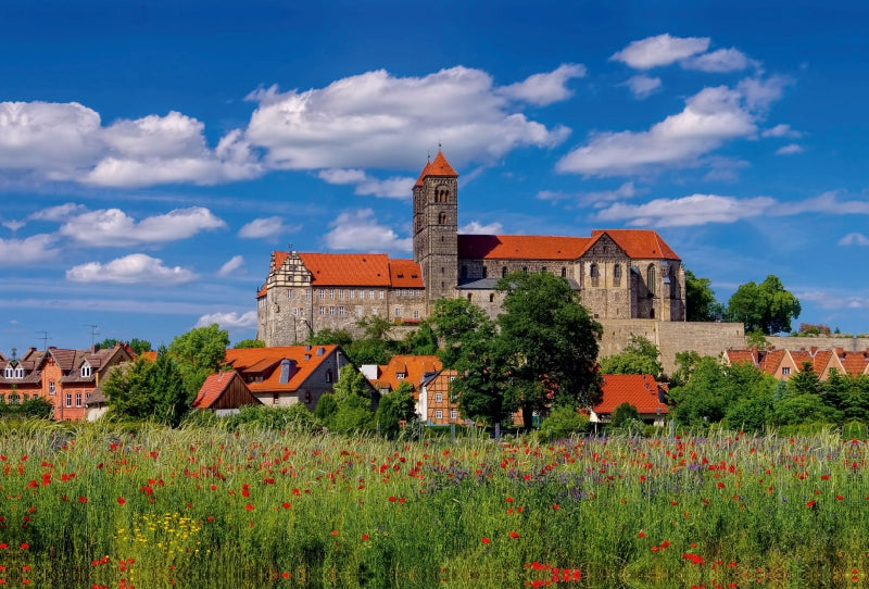 Premium Textil-Leinwand Quedlinburg