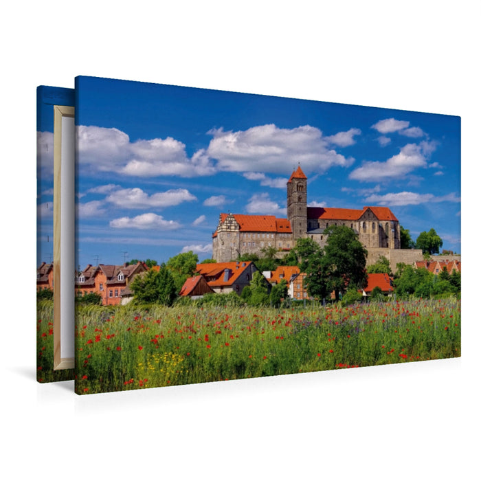 Premium Textil-Leinwand Quedlinburg