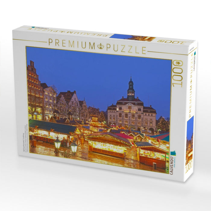 Weihnachtsmarkt, Lüneburg - CALVENDO Foto-Puzzle'