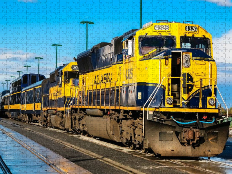 Alaska Railroad - CALVENDO Foto-Puzzle'
