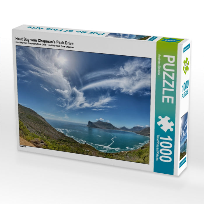 Hout Bay vom Chapman's Peak Drive 1000 Teile Puzzle quer - CALVENDO Foto-Puzzle'