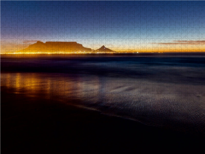 Bloubergstrand von Kapstadt 1000 Teile Puzzle quer - CALVENDO Foto-Puzzle'