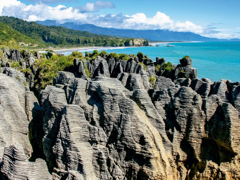 Pancake Rocks im Paparoa NP 1000 Teile Puzzle quer - CALVENDO Foto-Puzzle'