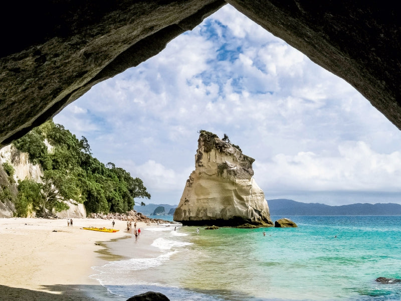 Cathedral Cove - Traumbucht auf der Coromandel Peninsula 1000 Teile Puzzle quer - CALVENDO Foto-Puzzle'