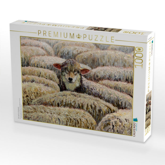 Der Wolf im Schafspelz - CALVENDO Foto-Puzzle'