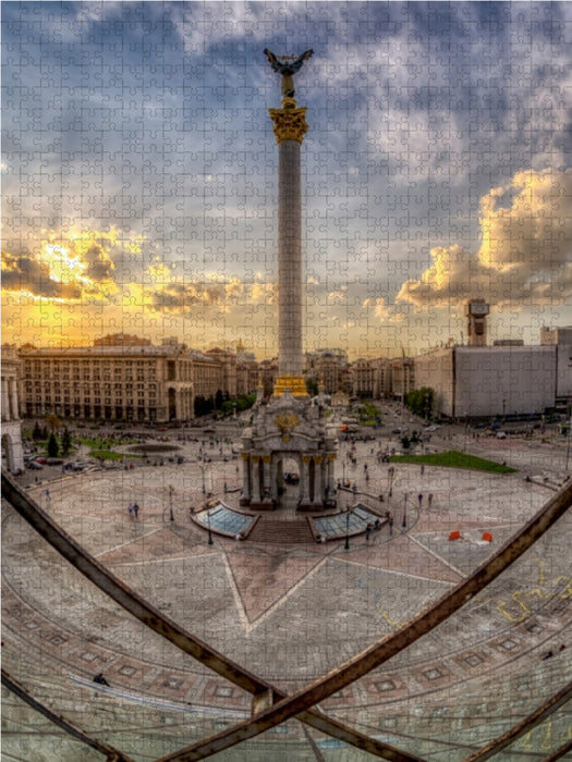 Kiew Maidan 1000 Teile Puzzle hoch - CALVENDO Foto-Puzzle'