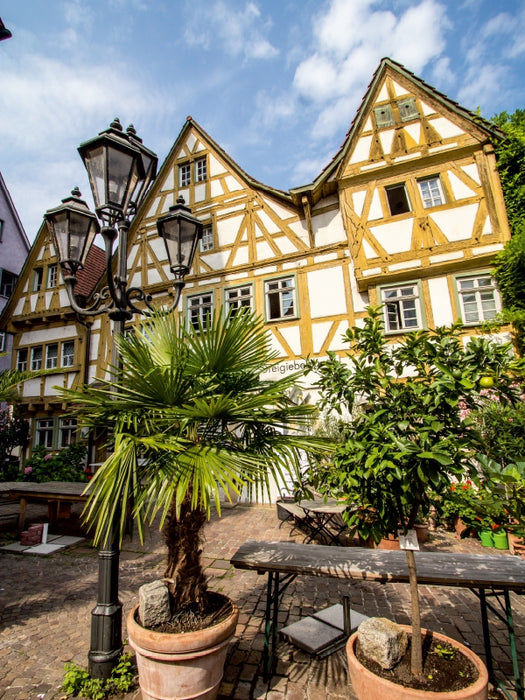 Marktplatz Besigheim 1000 Teile Puzzle hoch - CALVENDO Foto-Puzzle'