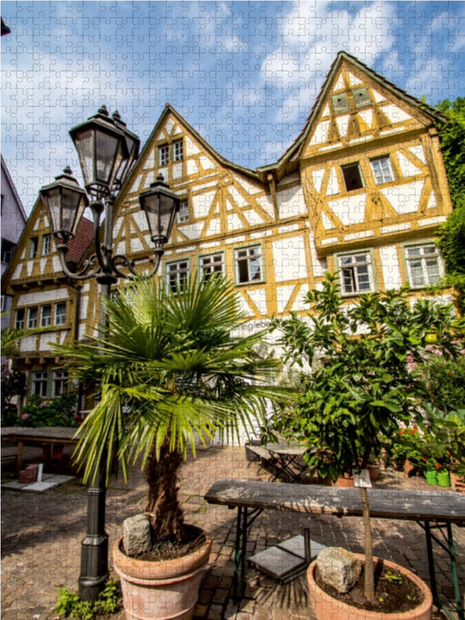 Marketplace Besigheim - CALVENDO photo puzzle 