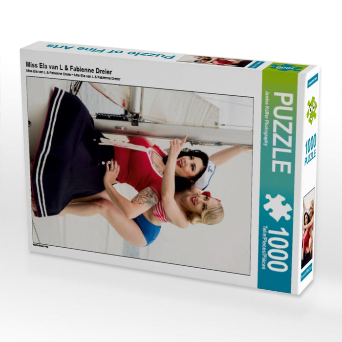 Miss Ela van L & Fabienne Dreier 1000 Teile Puzzle hoch - CALVENDO Foto-Puzzle'