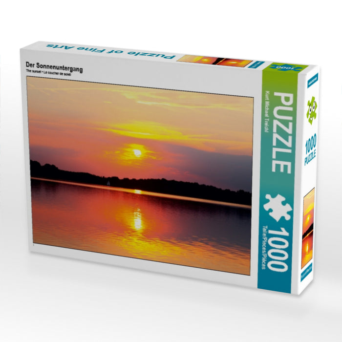 Der Sonnenuntergang 1000 Teile Puzzle quer - CALVENDO Foto-Puzzle'