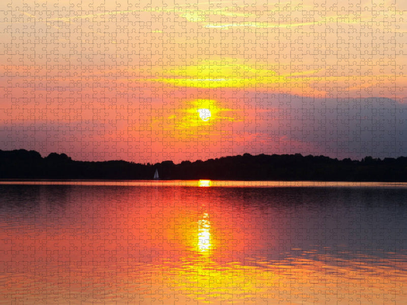 Le coucher de soleil - Puzzle photo CALVENDO 